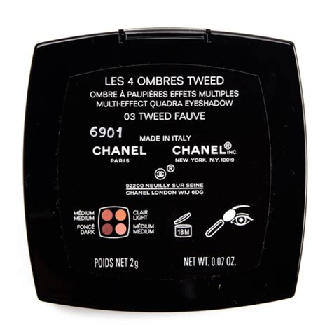 chanel tweed fauve|Chanel Tweed Fauve (03) Tweed Eyeshadow Quad Review.